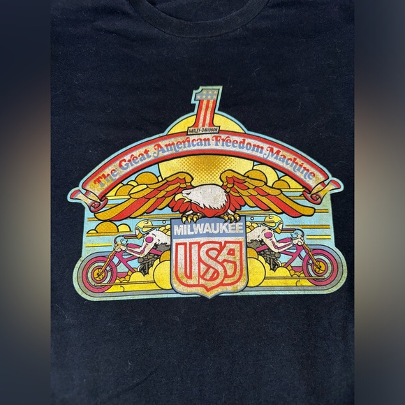 Harley-Davidson & Born Free Event Show Shirts - Lot of 3 - Picture 13 of 13